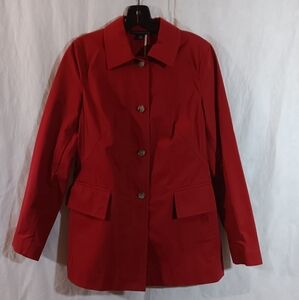 Banana Republic Dark Red Jacket Coat Womens Vintage Classic